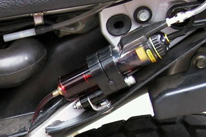 foto: abrazadera Honda Transalp